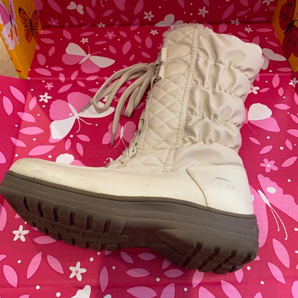 totes Shoes - totes Ivory Soft Faux Fur Rain Snow Boot